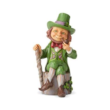 Imagem de Enesco Jim Shore Heartwood Creek Leprechaun Estatueta tamanho 14 cm, multicolorido