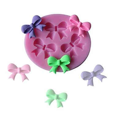 Imagem de HengKe 2 peças de mini arcos de silicone molde de laço molde de sabonete feito à mão molde de cristal cupcake bolo decoração sobremesas cubo de gelo pudim de doces