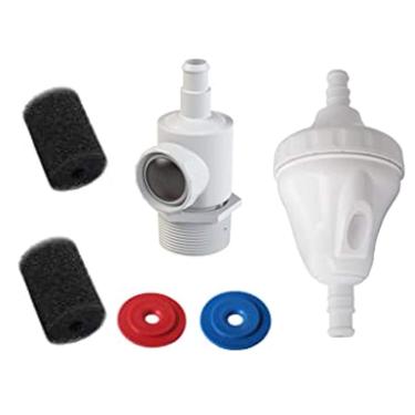 Imagem de MAKHOON Válvula de reserva G52, 9-100-9001 Conjunto de conector de montagem de parede universal compatível com Polaris 180, 280, 380 com 9-100-3105 Esfregador de cauda de mangueira de varredura peça de reposição para limpador de piscina