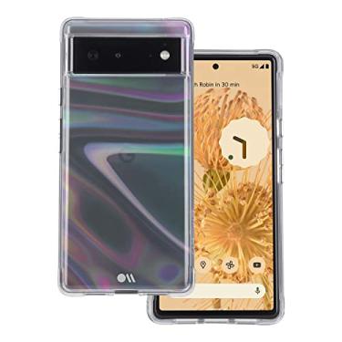 Imagem de Case-Mate - Bolha de sabão – Capa para Google Pixel 6 – Fina – Proteção contra quedas de 3 metros – Bolha de sabão