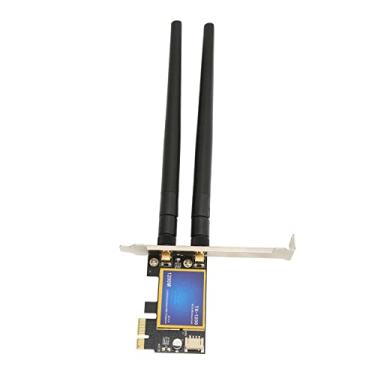 Imagem de Placa WiFi PCI E de 1200Mbps, Adaptador de Rede Bluetooth Sem Fio, Adaptador de Placa de Rede WiFi de Banda Dupla 5G para Jogos, Streaming