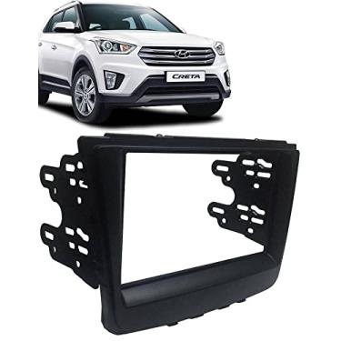 Imagem de Moldura De Painel 2 Din Hyundai Creta Para Cd Dvd 2 Din - Preto