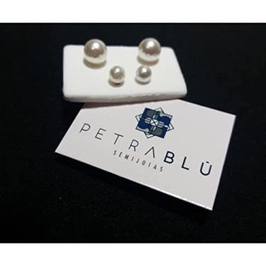 Imagem de Kit de Brincos de Pérola para 2 Furos na Orelha