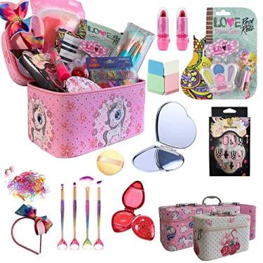 Imagem de Maleta Kit Maquiagem Infantil Completa Esmalte P/Presente