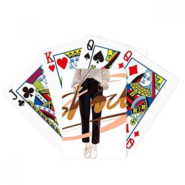 Imagem de DIYthinker Shock Girl Figura Design Ilustração Arte Poker Jogando Magic Card Jogo de Tabuleiro Divertido