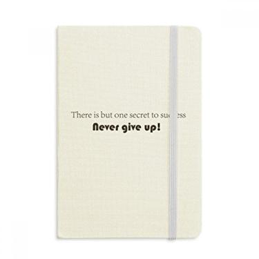 Imagem de Caderno com citação de tecido capa dura para diário clássico A5