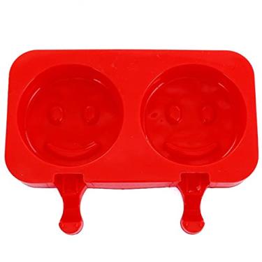 Imagem de jia cool Molde de sorvete, máquina de picolé reutilizável de silicone de 10 células com tampa e 50 hastes de madeira