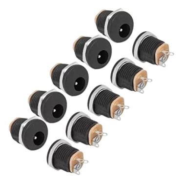 Imagem de DC-022 Conector Plug Jack P4 Femea J4 2.1mm Painel Pedais Kit -10 Peças