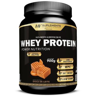 Imagem de WHEY PROTEIN POWER NUTRITION DOCE DE LEITE 900G HF SUPLEMENTS-Unissex