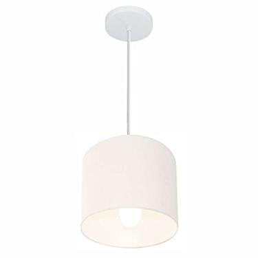 Imagem de Lustre Pendente, Vivare Iluminação, Pendente4046 BR, Branco, Pequeno