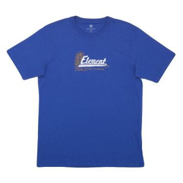 Imagem de Camiseta Element Great Outdoors Masculina Azul