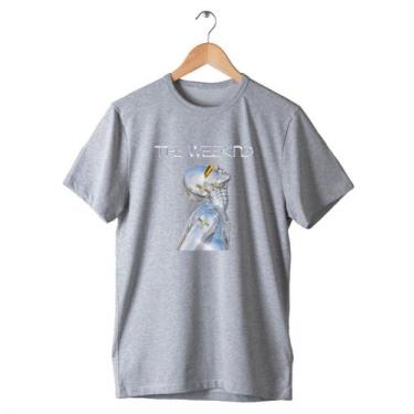 Imagem de Camiseta Básica Of Grey Capa Cd Weeknd The Abel Starboy It - Asulb