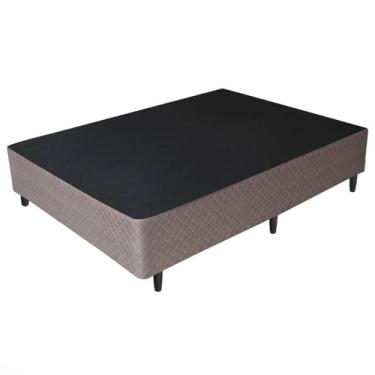Imagem de Cama Box Base Sommier Casal Umaflex Coimbra Revestimento Poliéster Resistente 42x138x188cm
