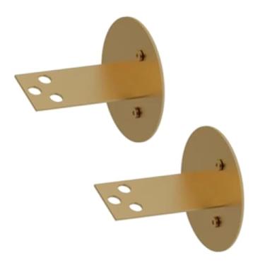 Imagem de Corrimãos simples para degraus ao ar livre, corrimão de pilar de ferro para escadas, kit de corrimão para escada interna e externa para escada curta