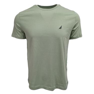 Imagem de Nautica Camiseta masculina de manga curta e gola redonda, Fada verde, P