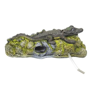 Imagem de Enfeite Para Aquário - Jacaré Móvel