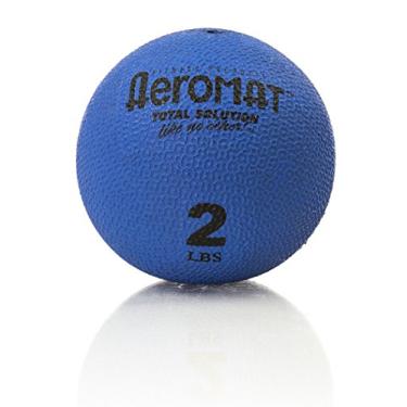 Imagem de Aeromat Superfície texturizada versátil de 8,89 cm pequena bola ponderada para prática de ioga/pilates, 900 g, azul