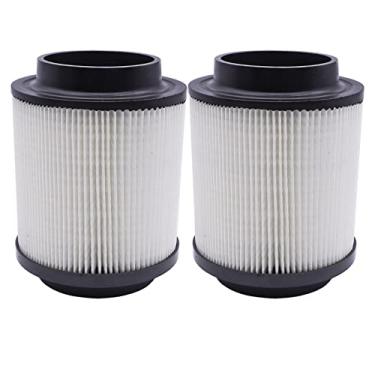 Imagem de 2 pacotes de elemento de filtro de ar, filtro de caixa de ar 1262218 substituição para Polaris RZR 170 2010-2021 Ranger Crew XP 1000