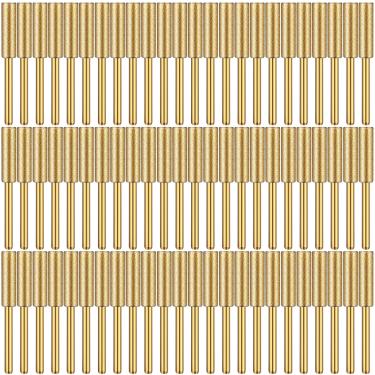 Imagem de 72 peças de afiador de motosserra de diamante de alta dureza Kits de afiador de motosserra banhado a titânio ferramentas de polimento para moagem de moagem de moagem para motosserra elétrica de ouro pedra joia, 5/32, 3/16, 7/32 polegadas