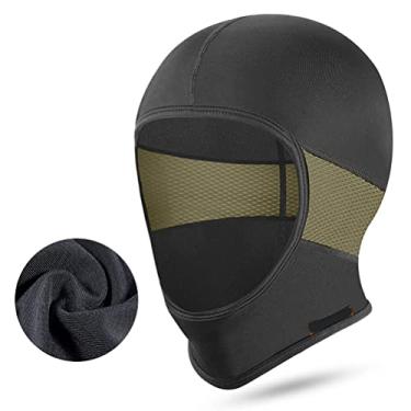 Imagem de Forro de Capacete de Ciclismo Balaclava, Capacete (verde escuro)