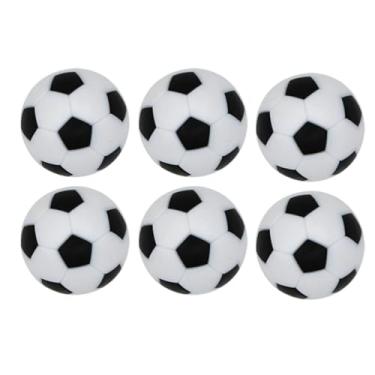 Imagem de HoFire Bola de matraquilhos de futebol de mesa para recreação bolas oficiais de 3,6 cm, acessórios de pebolim de substituição para mesa de matraquilhos (branco - 6 peças)