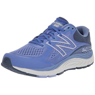 Imagem de New Balance Tênis de corrida feminino 840 V5, Aura/sombra da lua/violeta vibrante, 35