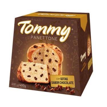 Imagem de Panettone Tommy Gotas Chocolate Com 400G