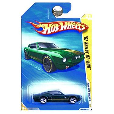 Imagem de Hot Wheels 2010 New Models 1967 Ford Shelby Mustang GT500 GT-500 Green with Gold Stripes