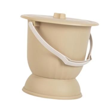 Imagem de menolana Balde de penico, penico, balde de cômoda noturna, urinol com tampa para mulheres e homens, crianças e adultos, Amarelo