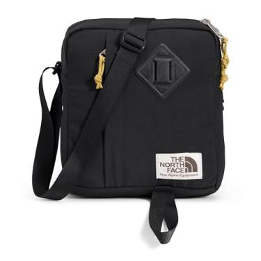 Imagem de The North Face Bolsa tiracolo Berkeley | Alça ajustável, acabamento repelente de água, divisória interna e bolso externo, Tnf preto/ouro mineral npf, One Size