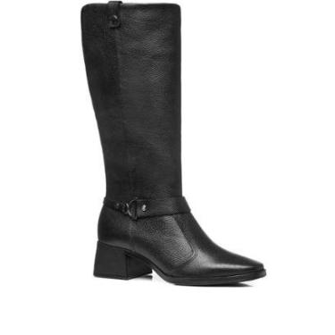 Imagem de Bota Montaria Pegada Feminina em Couro Preto 282361-04-Feminino