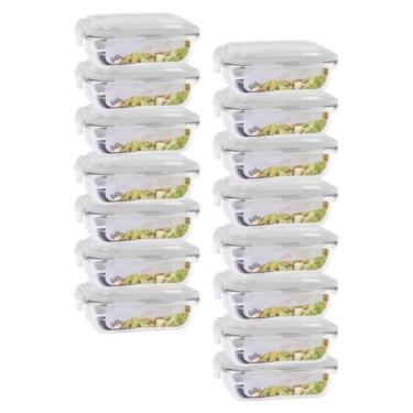 Imagem de Kit 15 Potes 640ml Hermético Anel Vedação - ECOS, Pote de vidro