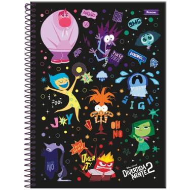 Imagem de Caderno Foroni universitário divertidamente 200x275mm 160fls
