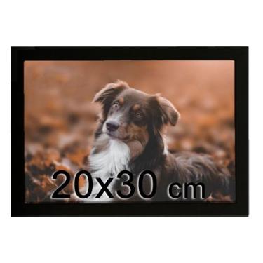 Imagem de Porta Retrato C/vidro 20x30 Moldura Preta Para fotos e decorações. - D