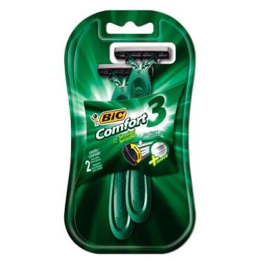 Imagem de Aparelho Barbear Bic Confort3 Sensitive 2 Unidades
