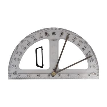 Imagem de IEUDNS Desenho Transferidor Matemática Geometria Equipamento Medição de Ângulos Número Grande Tamanho Multifuncional Régua de Ensino para Sala de Aula
