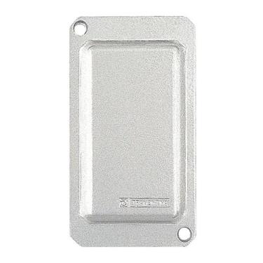 Imagem de Tampa Condulete Alumínio 1 Cega Tramontina, Prata