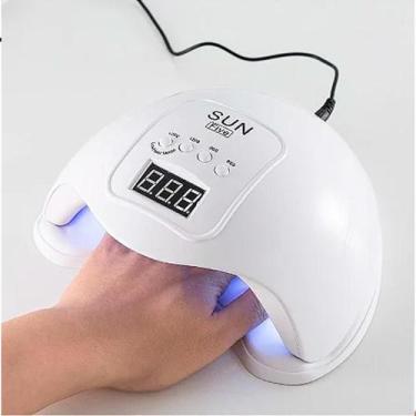 Imagem de Mini Unha Cor 110V/220V Bivolt Secador Esmalte Branco - RELET