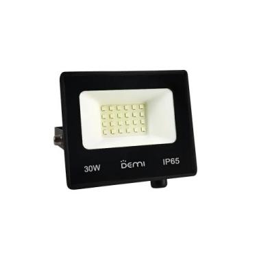 Imagem de Refletor Led 30w Holofote Ip65 Branco Frio 6500k Bivolt- Demi