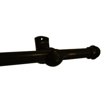 Imagem de Varão para Cortina 2 metros Kit 19mm Bastão Suporte Simples - ENTROU C