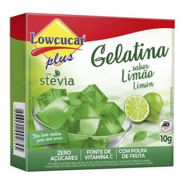 Imagem de Gelatina em Pó Sabor Limão Lowçucar 10g