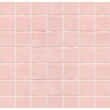 Imagem de Papel De Parede Autoadesivo Azulejo Cozinha 3M Rosa - Artetik Digital
