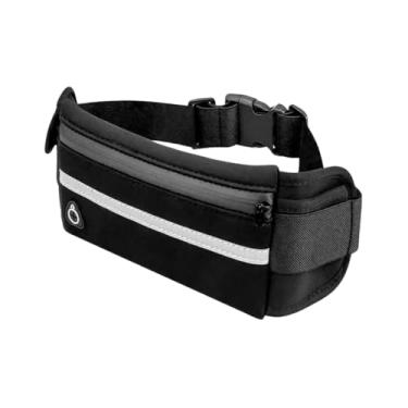 Imagem de Pochete Corrida Impermeável Fitness Unissex com Cinta Ajustável, Compartimentos Espaçosos, Saída para Fone e Faixa Refletiva - Ideal Para Corridas e Atividades ao Ar Livre