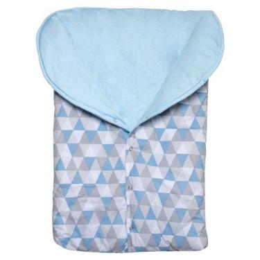 Imagem de Porta Bebê Saco De Dormir Menino Quentinho Pequeno Baby Azul - Bebê Fe