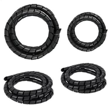 Imagem de Kit 4 Organizador De Fio Canaleta Esconde Cabo Espiral Informática - V