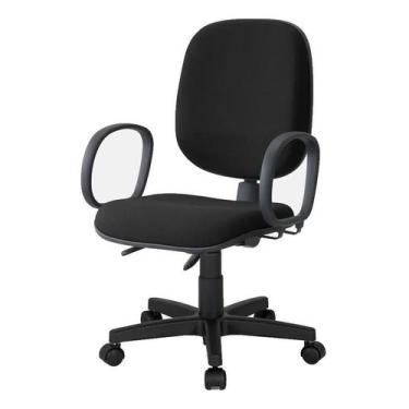Imagem de Cadeira de Escritório Diretor Ergonomica Giratória Backsystem Braços F