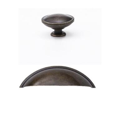 Imagem de Puxador Rose Gold Puxadores Concha Puxadores De Gaveta 10 Pç - Telis F