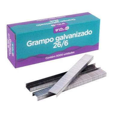 Imagem de Grampo P/ Grampeador 26/6 Atacado Marca Onda Caixa com 10 Cx