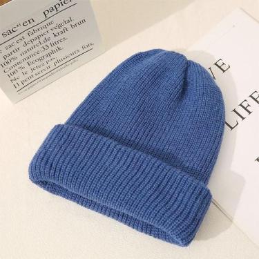 Imagem de  Gorro Casual Feminino Cor De Doces Para O Inverno De Alta Qualidade -