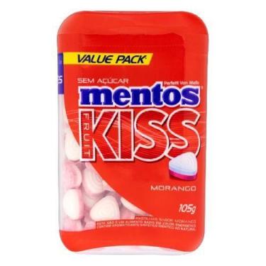 Imagem de Mentos Kiss Potão Sabor Morango 105G, Morango
